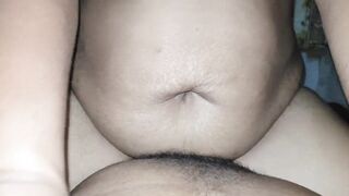 Neighbor unty gave blow and goes eager an inadvertently cum inside