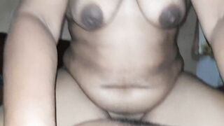 Neighbor unty gave blow and goes eager an inadvertently cum inside