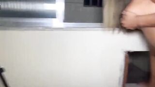 A cuckold takes his wife to have sex with a well-endowed ebony stud in an abandoned abode.