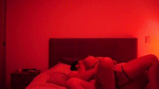 After office with my coworker - this babe rides me and groans a lot