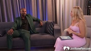 Blondie loves to take some BBC