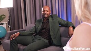 Blondie loves to take some BBC