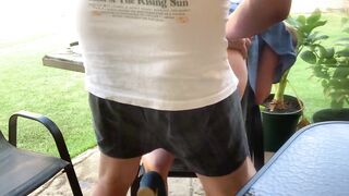 Mutual masterbation with my stepsis outdoor with huge sextoy