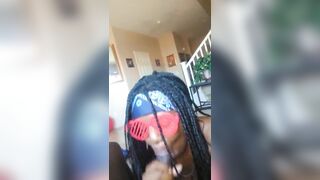 Naughty hoe swallowing cum on Valentines Day in advance of her momma caught us