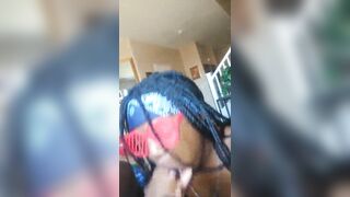 Naughty hoe swallowing cum on Valentines Day in advance of her momma caught us