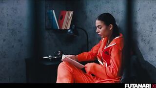 Prison Futanari Transformation - eighteen Years Old Matty Mila Summons Demon and Turns Into Insatiable Transsexual