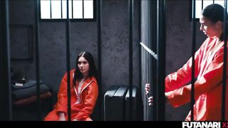 Prison Futanari Transformation - eighteen Years Old Matty Mila Summons Demon and Turns Into Insatiable Transsexual