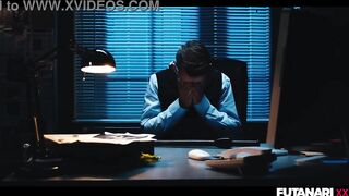 Prison Futanari Transformation - eighteen Years Old Matty Mila Summons Demon and Turns Into Insatiable Transsexual