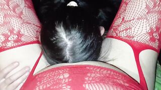 I take turns licking the cunts of my 2 lesbo girlfriends