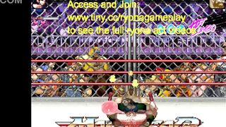 Hawt lady having sex with large chap in public in Mugen ryona comics game clip