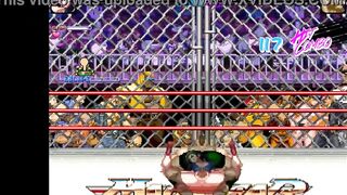 Hawt lady having sex with large chap in public in Mugen ryona comics game clip