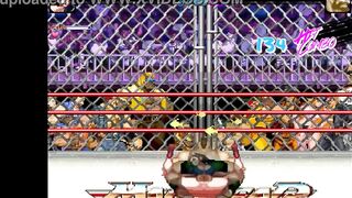 Hawt lady having sex with large chap in public in Mugen ryona comics game clip