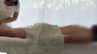 Oriental massage with biggest load of a caucasian dude