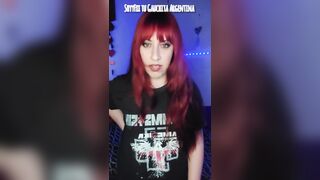 Your Gauchita Is Your Headmistress and Large-butt Dominatrix-bitch of JOI, Feet and Ballbustiing