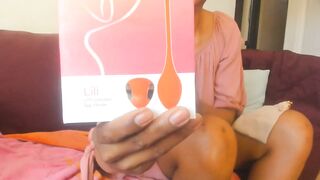 Testing Latest Toy, Made Me Squirt Multiple Squirting Climax, Large Butt Black mother I'd like to fuck