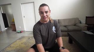 POV Stepsister Swallows Cum to Convince Stepbrother to Keep Quiet