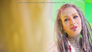 Rock DRESS ANAL 4-some - two on two DP, facefucking and facial ejaculation action