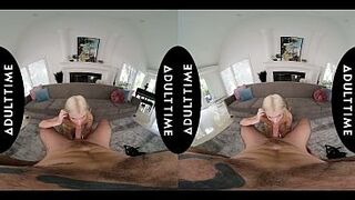 Glamorous Golden-haired Beauty Screws This Jock POV