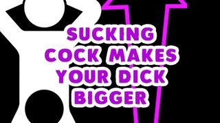 AUDIO SOLELY - Sucking weenie makes your penis larger