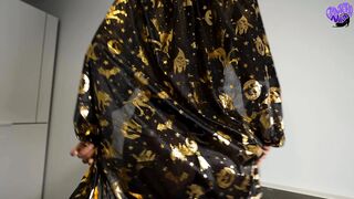 Cute slutty witch in ebony nylons sucks and screws for Halloween - Pantera Nika