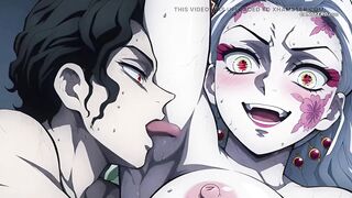 Her Body Shook, Her Eyes Rolled, His Cum Filled ( AI Generated )