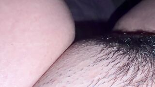 Nighttime massage ends with female masturbation, pajamas, hot