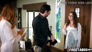 Leana Lovings Invites Her Trainer To Aid Her With Homework