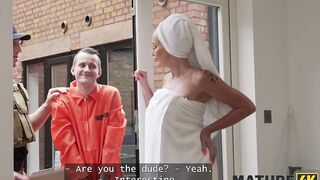 MATURE4K. Youthful British robber with a biggest penis drilled hard his sexy mother I'd like to fuck neighbor