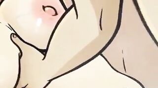 Caught by Mitsuri in the sauna… that babe pins Tanjiro down, straddles him, and sinks onto his jock—riding hard in the steamy heat untill this guy fills her