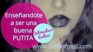 Enseñandote A Ser Una Buena PUTITA Audio Erótico Interactivo Feminización Sissy Wench Asmr PREVIEW
