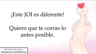 JOI - Córrete rápido ¡con solo un dedo!