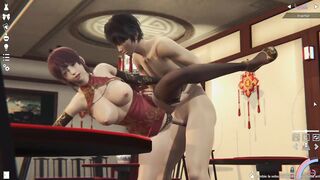 cogiendo con la mesera