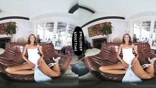 UP CLOSE VR - Small mother I'd like to fuck Kylie Le Beau Craves A Smack Of Your Cum After Getting Hard Drilled - POV