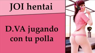 D.VA quiere jugar con tu polla. JOI en español.