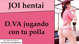 D.VA quiere jugar con tu polla. JOI en español.