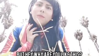 Giantess Débora tease and crush u (Español)