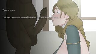 The queen teniendo sexo con un goblin que salvo de la esclavitud