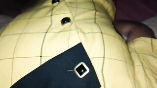 Jugando a saborear mi polla - Puta chupa rico la punta