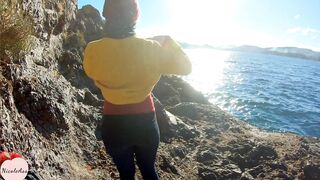 Nicole se desnuda en la Patagonia