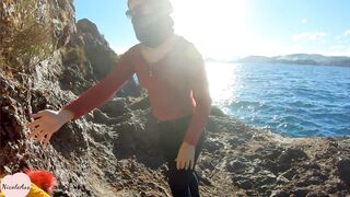 Nicole se desnuda en la Patagonia