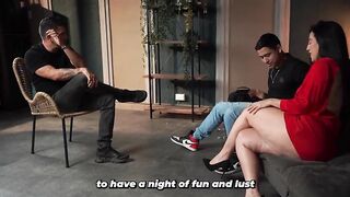 Professor's Wife Loves to Be Happy, So That babe Looks for One more Shlong - Hardcore 3some