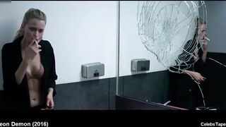 Nude scenes from The Neon Demon movie