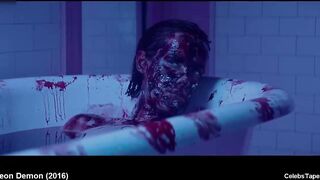 Nude scenes from The Neon Demon movie