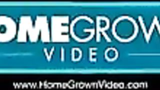 Pregnant amateur plays with her hot girlfriend outside