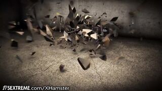 21Sextreme Lez Teen & Granny Trade Rimjobs!