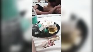 Indian lesbian threesome sex