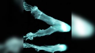 Lesbian lovers kissing, licking and uses dildo to cum