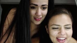 Lesbian Sex in the Balcony