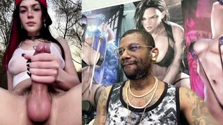 Transgender Rock Hotty Spits On Her Gal Jock And Cums, POV Trans Hottie Cumming In Oriental Mouth, Constricted Teen Cutie Jock, Transgender Teen Hands Free Cumming, AI Generated