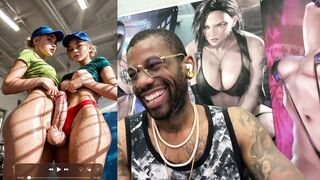 Transgender Rock Hotty Spits On Her Gal Jock And Cums, POV Trans Hottie Cumming In Oriental Mouth, Constricted Teen Cutie Jock, Transgender Teen Hands Free Cumming, AI Generated
